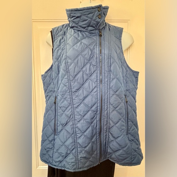 Andrew Marc Winter Blue Quilted Vest XXL - Picture 3 of 10